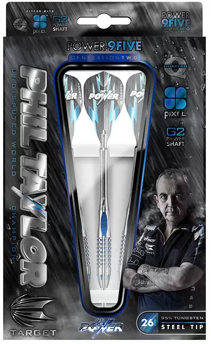 Target Darts Phil Taylor Power 9FIVE G2 95% Tungsten 26 grams Target Darts Phil Taylor Power 9FIVE G2 95% Tungsten 26 grams